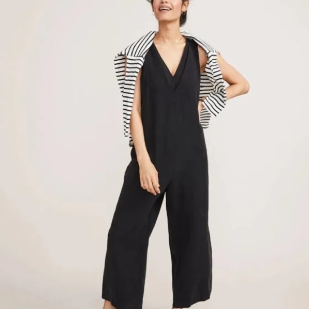 HATCH Black Sleeveless Jumpsuit (Maternity)
